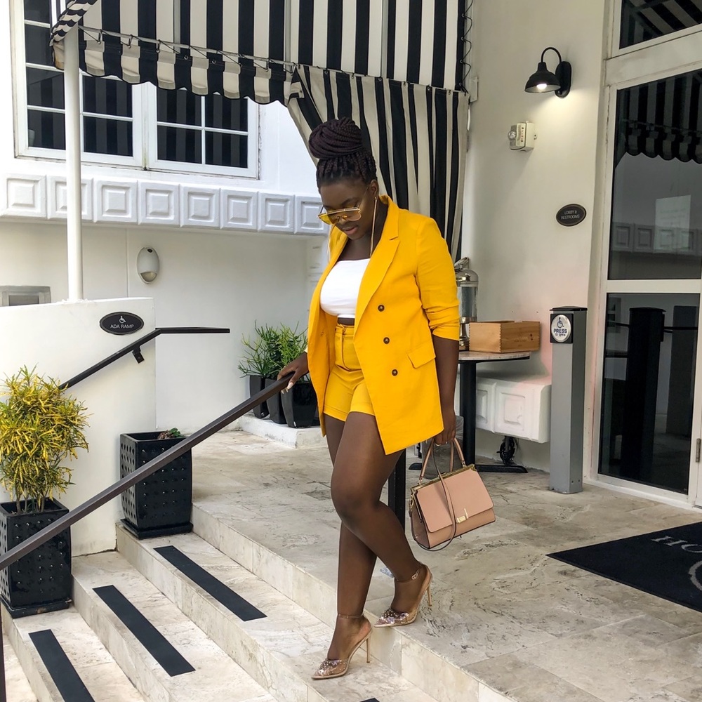 Mustard Blazer
